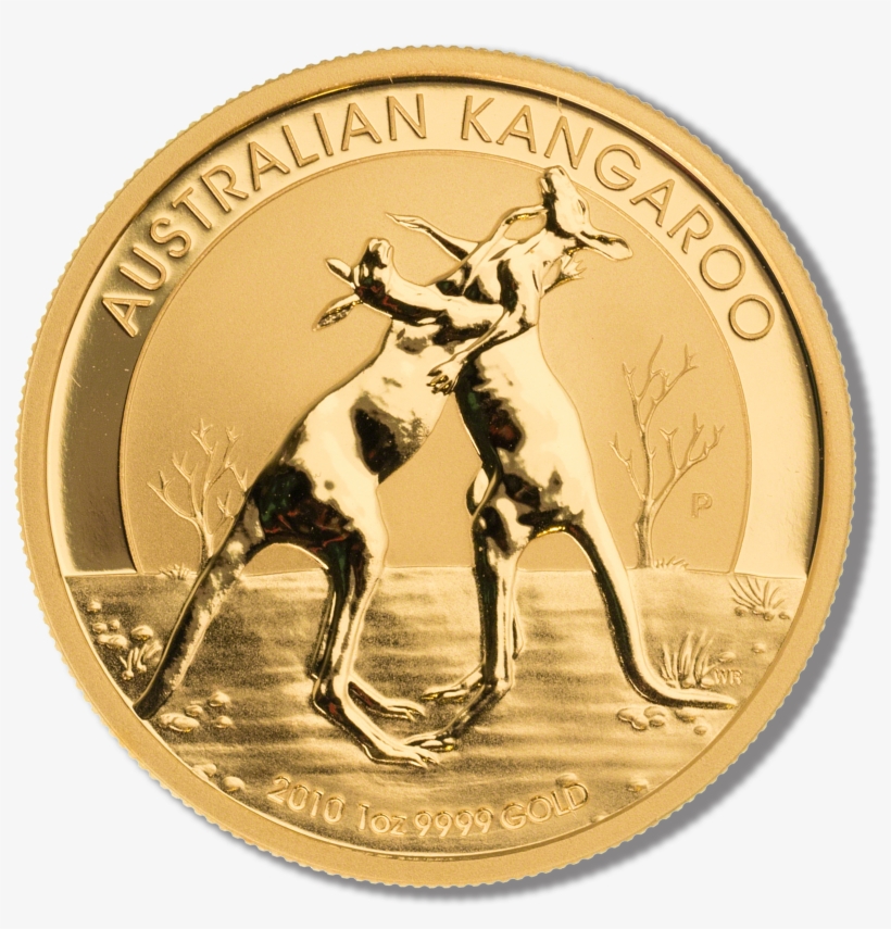 Australian Gold Kangaroo Nugget - Moneda Soberano De Oro, transparent png #8510545