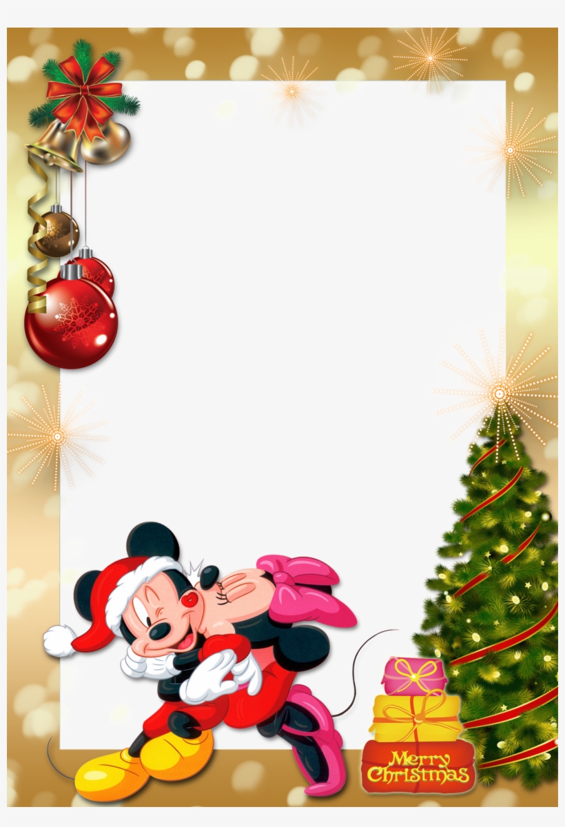 Poderá Também Gostar De - Molduras De Natal Mickey, transparent png #8510839