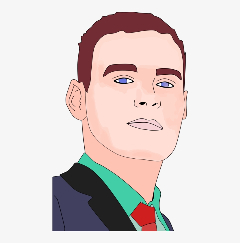 Drawing Cartoon Portrait Face Painting - Ảnh Chân Dung Hoạt Hình, transparent png #8511104