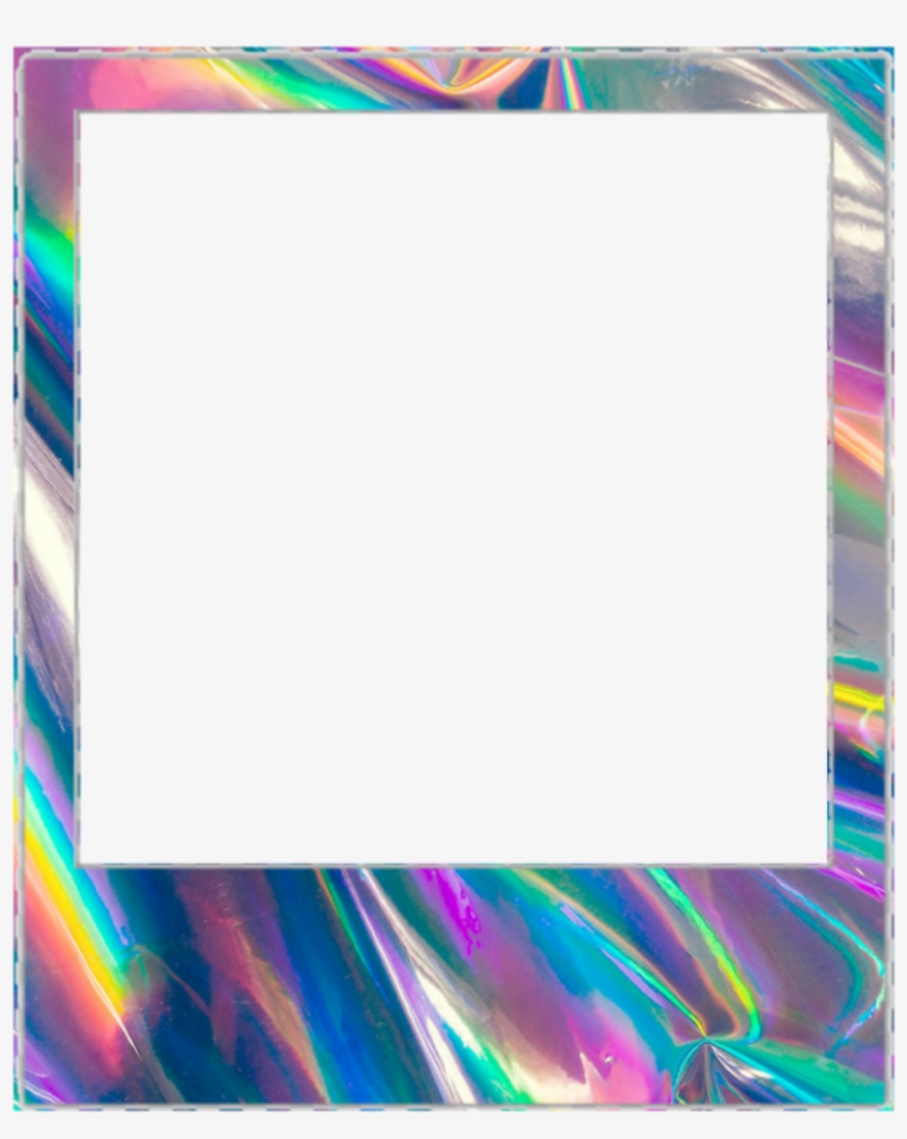 Polaroid Holo Border Kpop Soft Oof - Picture Frame, transparent png #8511383