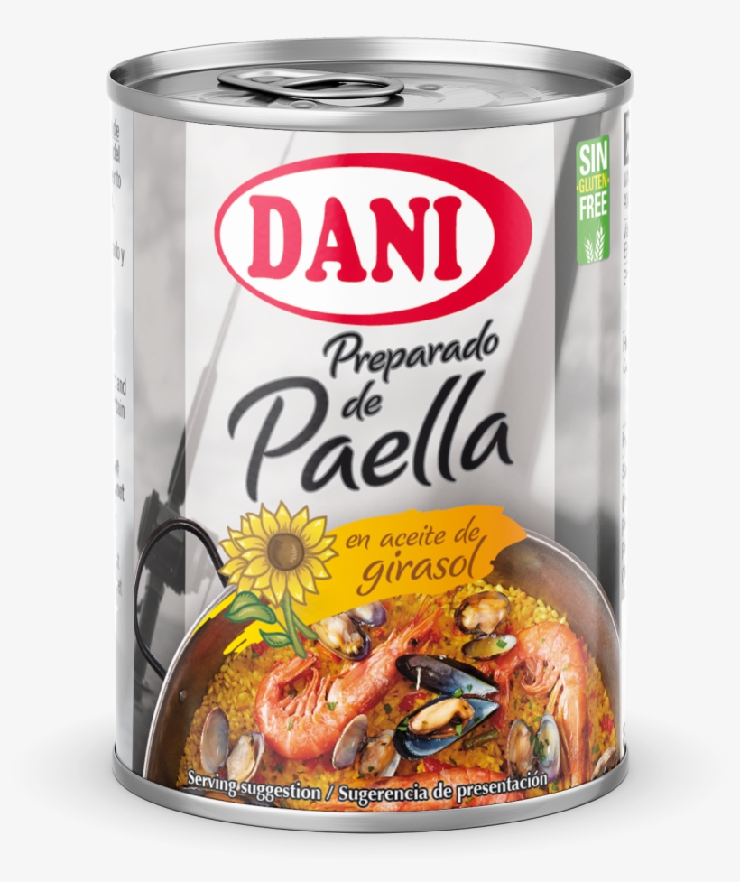 Preparado De Paella En Aceite De Girasol 196g - Conservas Dani, transparent png #8512533