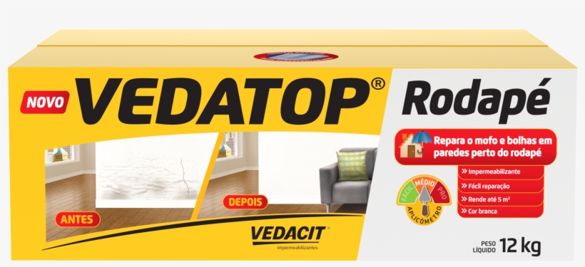 As Manchas De Umidade E Mofo Acabam Com A Decoração - Vedacit, transparent png #8512617