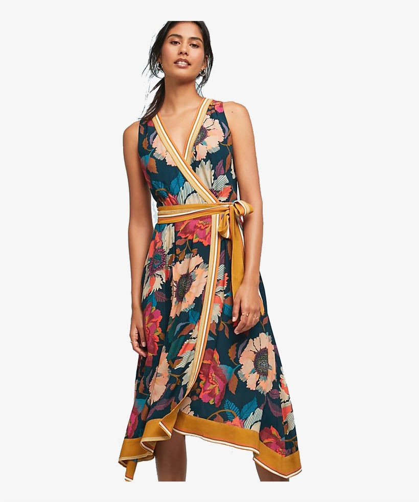 Get Inspired By Lady W's Hot List This Season In Kingston - Anthropologie Maeve Botanica Dress, transparent png #8512721