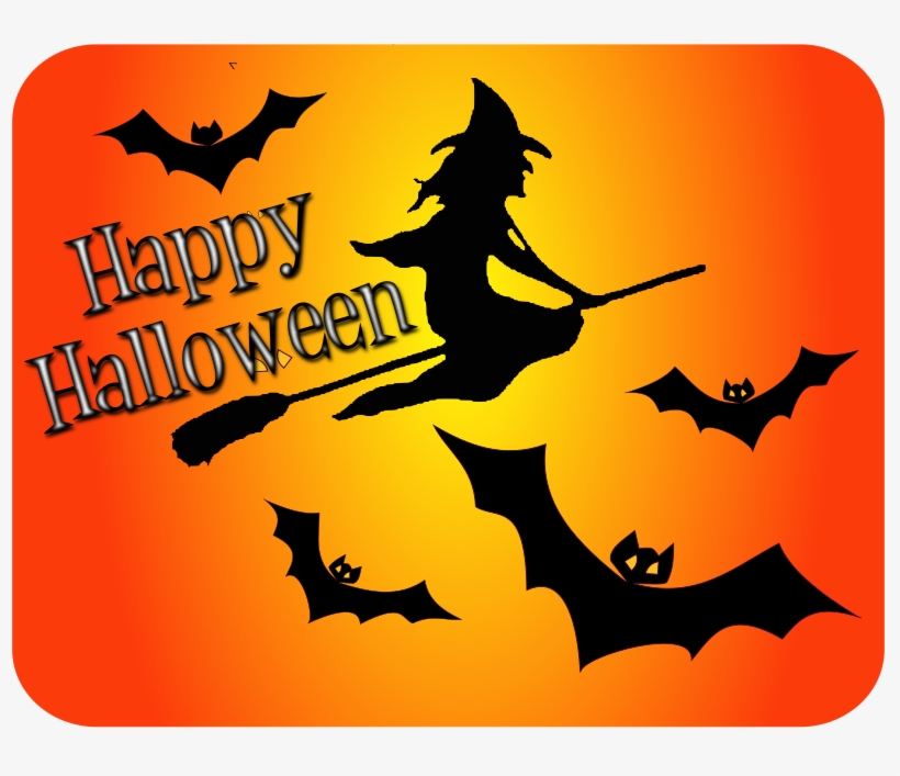 This Png File Is About Remix 287029 , Witch , Happy - Halloween Bats Png, transparent png #8513655