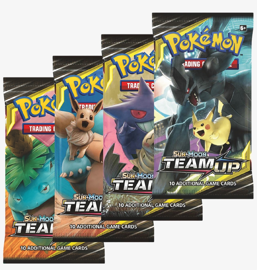 Pokemon Tcg Sun Moon Team Up Booster Pack - Pokemon Tcg Team Up, transparent png #8515281