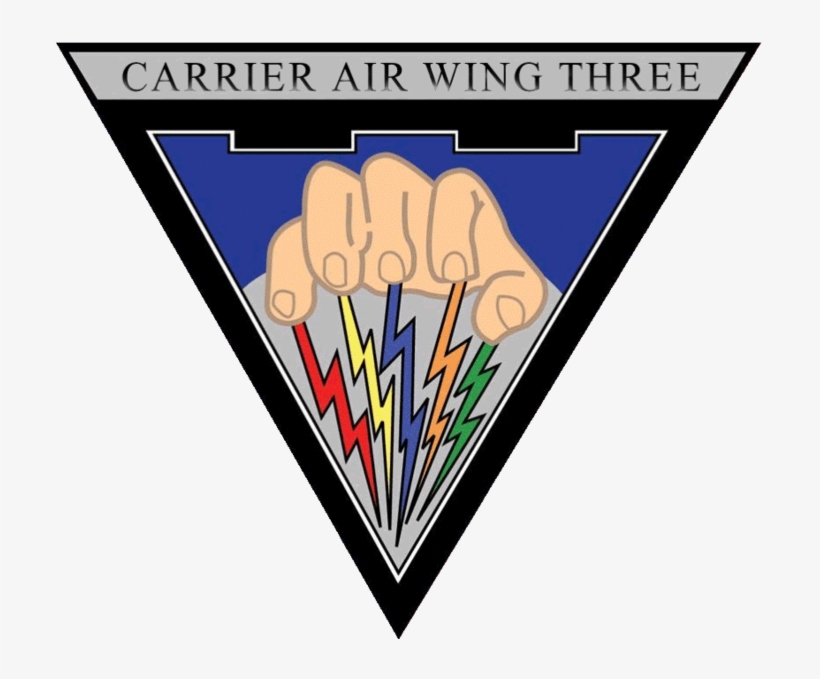 Carrier Air Wing 3 Patch - Carrier Air Wing 3, transparent png #8515535