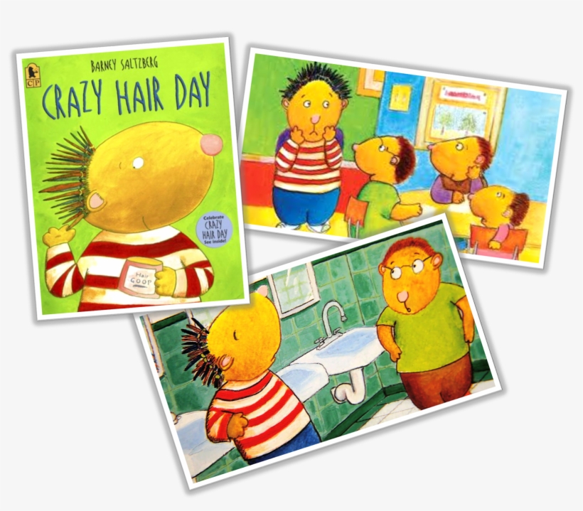Crazy Hair Day Crazy Hair Days Guided Math Love Book - Cartoon, transparent png #8515662