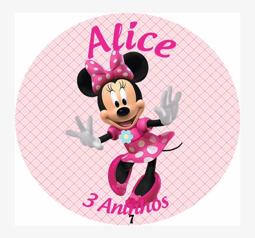 50 Adesivos Personalizados Minnie Rosa - Mickey Mouse Clubhouse Meeska Mooska Mickey Mouse, transparent png #8515932