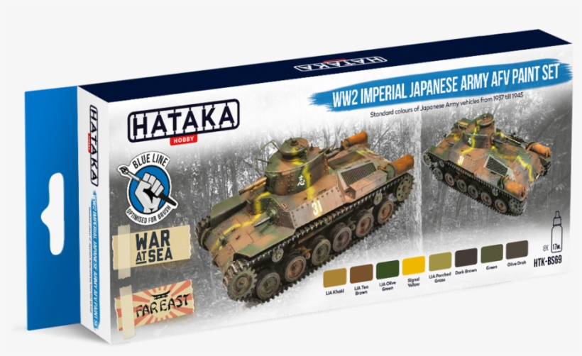 Hataka Hobby Htk-bs69 Ww2 Imperial Japanese Army Afv - World War Ii, transparent png #8516116