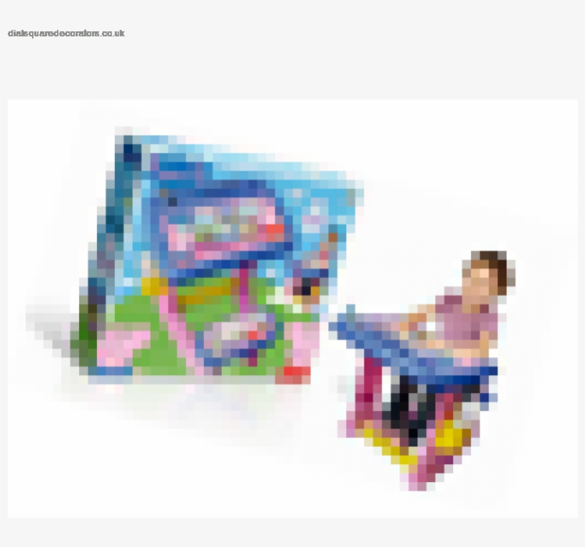 Fashion Brand Peppa Pig Activity Desk With Seat, Kids, - Visual Arts, transparent png #8516123