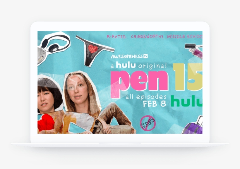 In This Comedy, We Follow The Life Of Annie, An Overweight - Pen15 Hulu Poster, transparent png #8517122