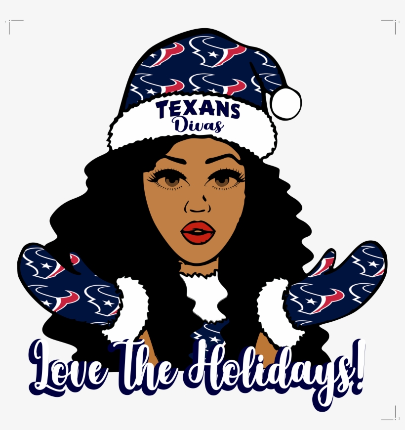 Image Of Texans Love The Holidays Png File - Poster, transparent png #8518309