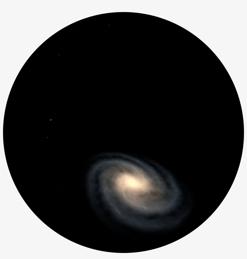 Our Galaxy Is Of Spiral Type With A Relatively Small - Milky Way, transparent png #8518369