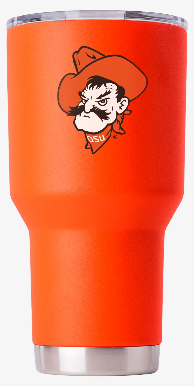 Osu Cowboy 30 Oz Orange Powder Coat Stainless Steel - Oklahoma State University, transparent png #8518447