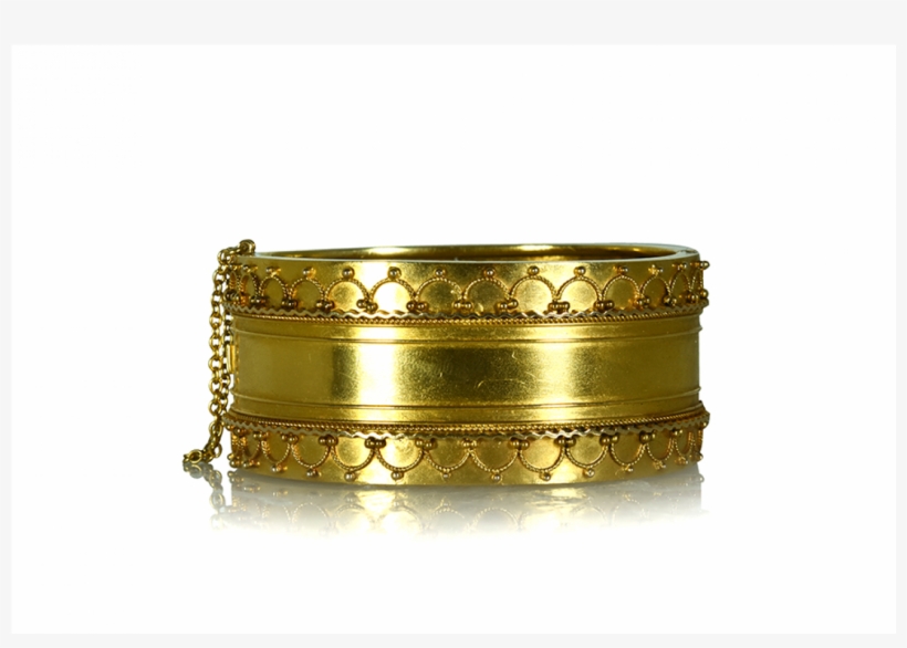 Victorian Gold Bracelet - Bangle, transparent png #8518827