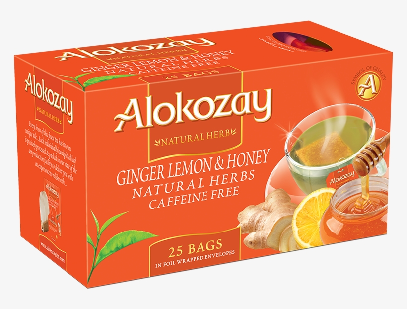 Ginger Lemon & Honey Tea - Ginger Honey Lemon Tea Bag, transparent png #8519750