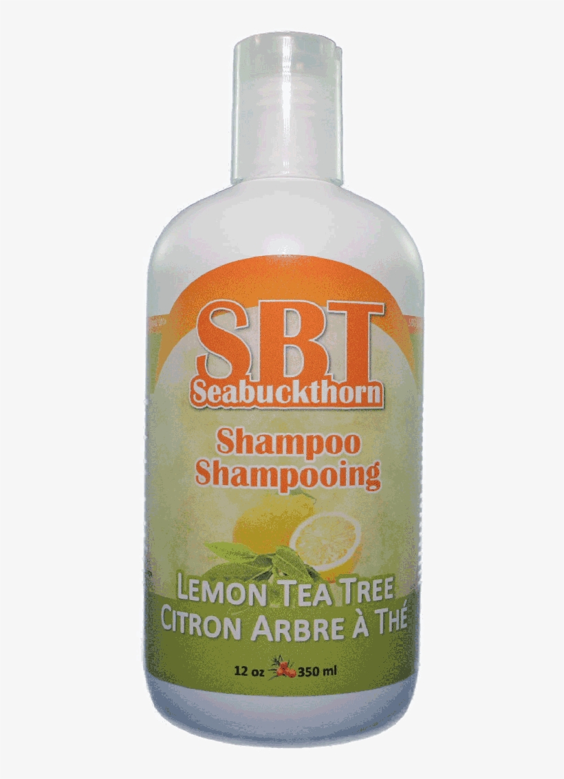 Sample Lemon Tea Tree Shampoo - Bottle, transparent png #8519913