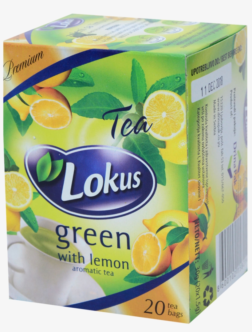 Green With Lemon Tea - Lemon, transparent png #8520006