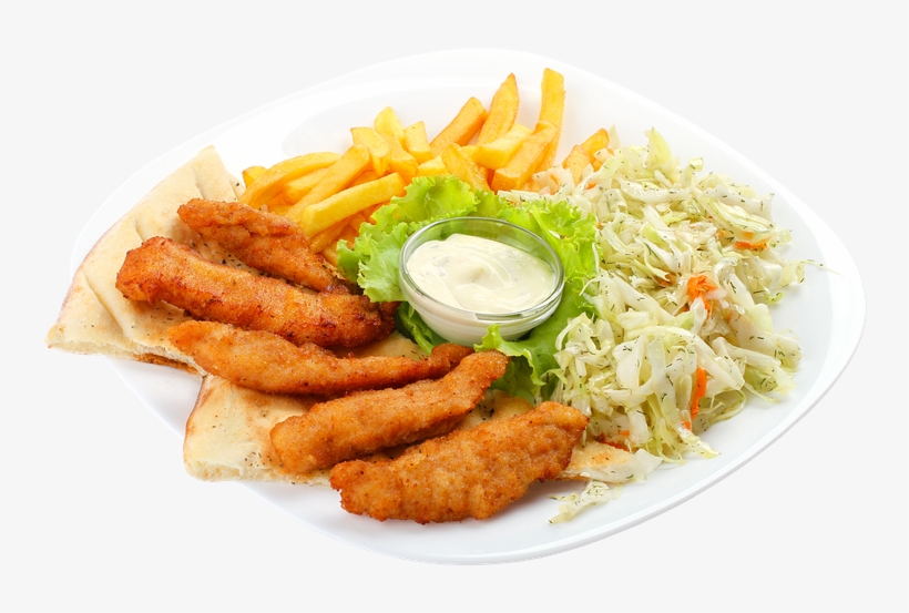 Chicken Fingers - French Fries, transparent png #8520371
