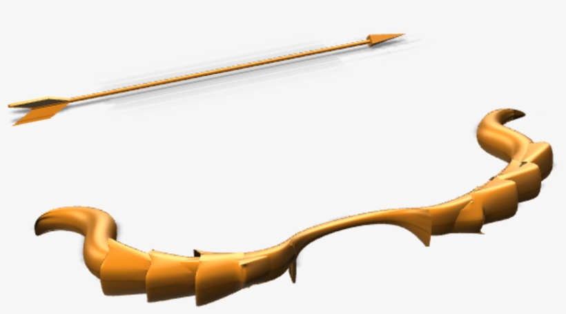 Bow And Arrow - Wood, transparent png #8520560