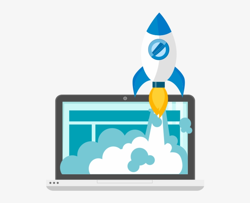 Startup-rocket - Computer Speed Clipart, transparent png #8520899