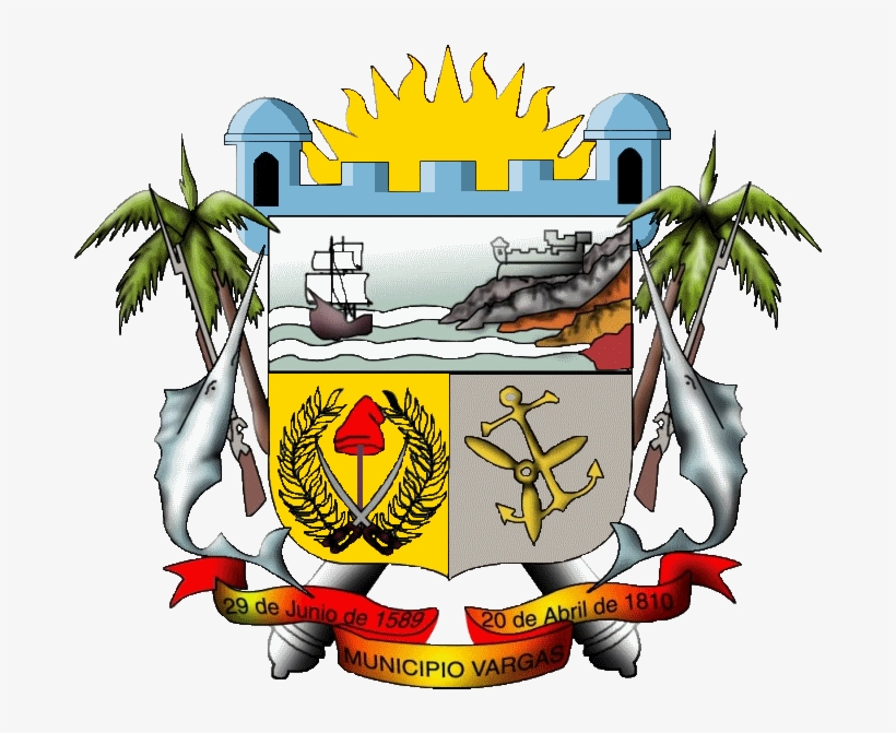 Escudo Municipio Vargas - Escudo Del Estado Vargas, transparent png #8521289