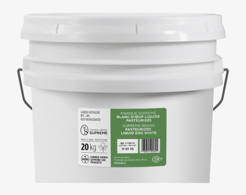 Pasteurized Liquid Egg White - Plastic, transparent png #8521533