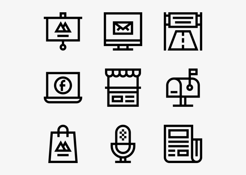 Advertising - Resume Icons, transparent png #8521667