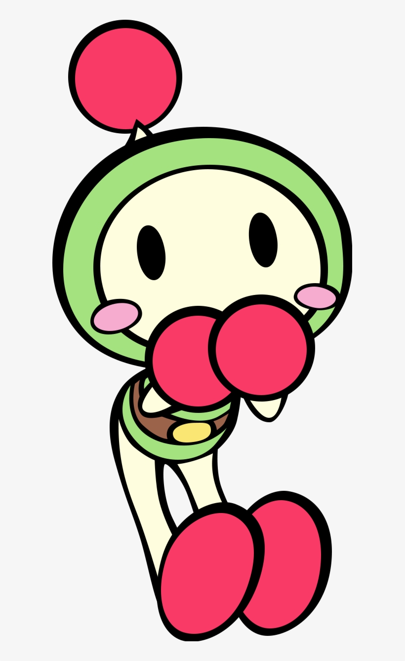 Green Bomberman - Super Bomberman R Green, transparent png #8522103