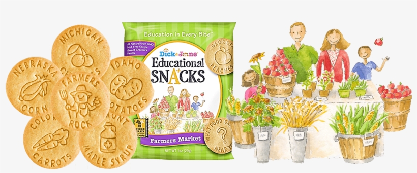 Farmers Market Showcase - Dick And Jane Farmers Market Cookies, transparent png #8522161