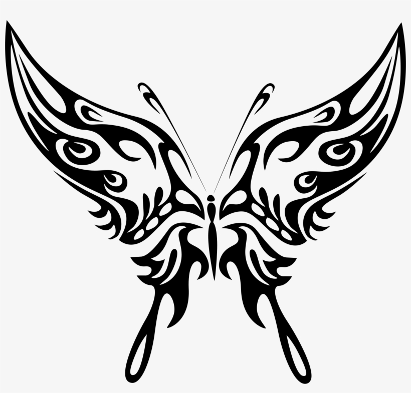 This Free Icons Png Design Of Butterfly Line Art 4, transparent png #8523284