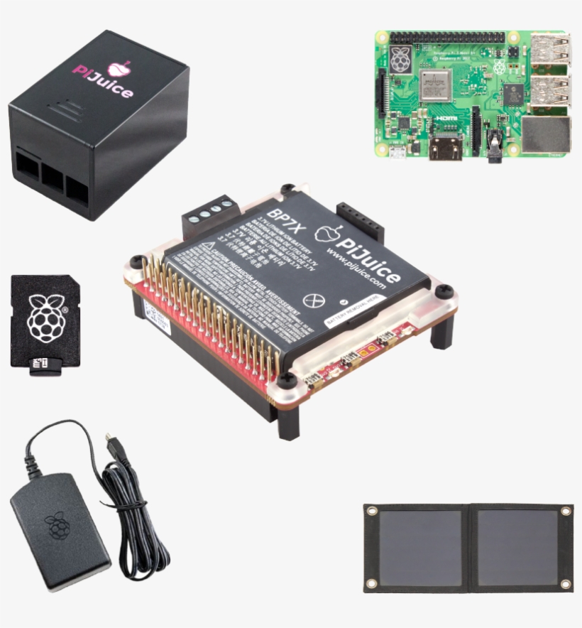 Pijuice Solar To Go Kit - Raspberry Pi, transparent png #8524767