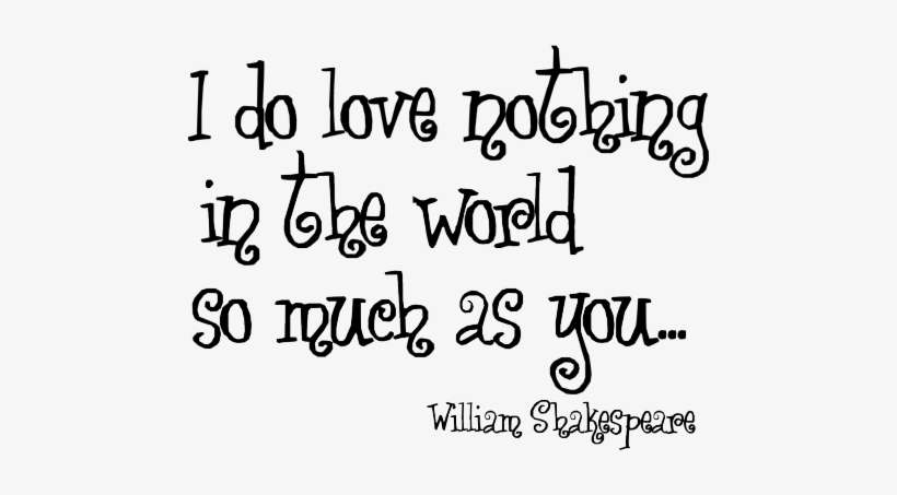 Quotes Clipart True Love - Shakespeare Quotes About Love, transparent png #8525088
