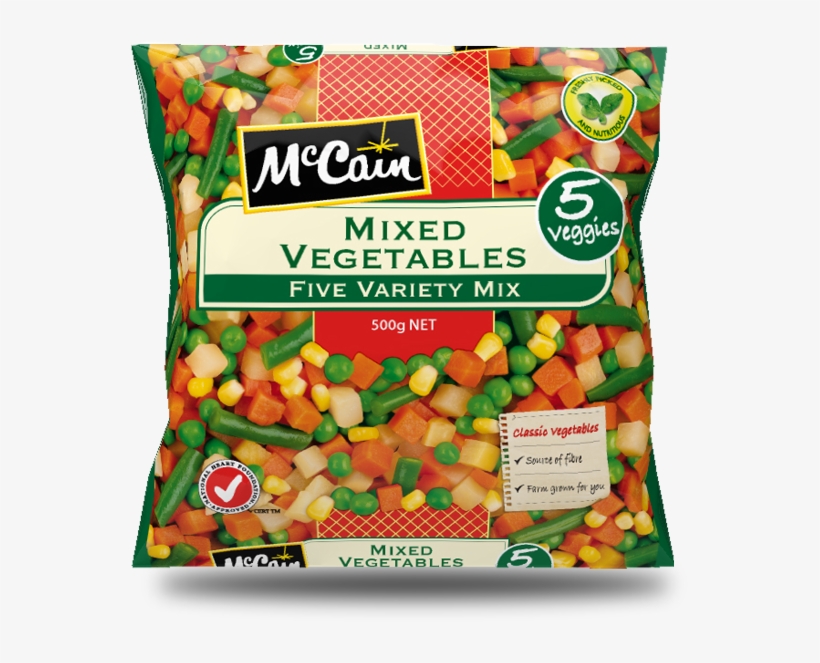 Mccain Mixed Vegetables 6x2kg [each] - Frozen Mixed Vegetables India, transparent png #8526385