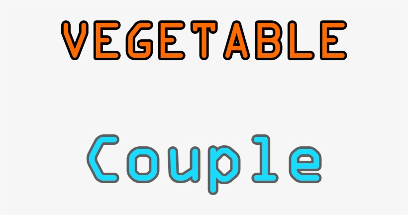 Vegetable Couple Is A Simple Puzzle, Where You Need - Colorfulness, transparent png #8526418