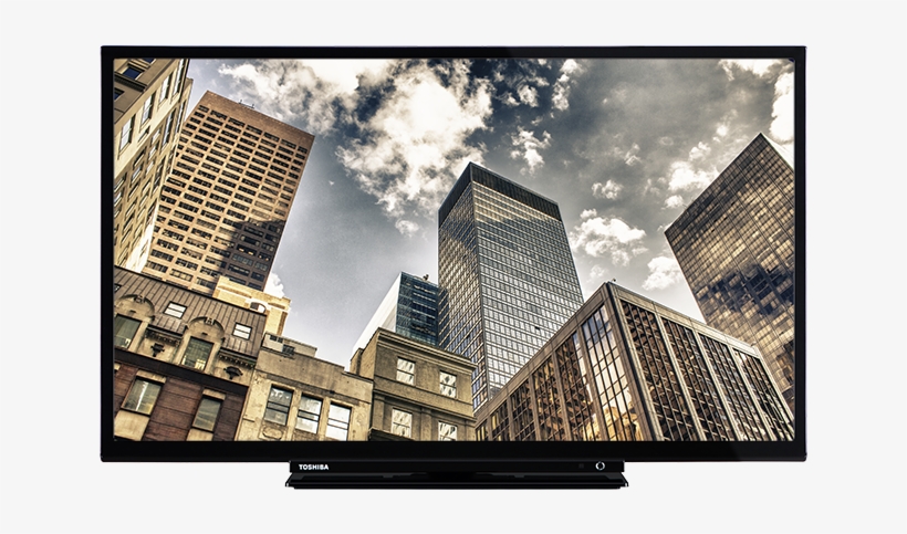 24" Toshiba Hd-ready Tv Front - Energy Efficient Building, transparent png #8527291