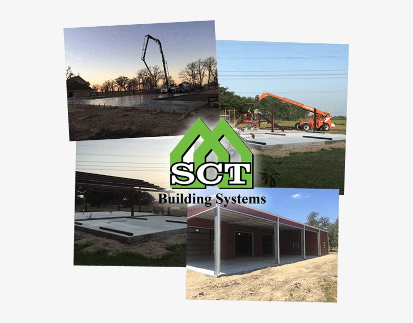 The Process Of A Metal Building Construction - Sign, transparent png #8527707