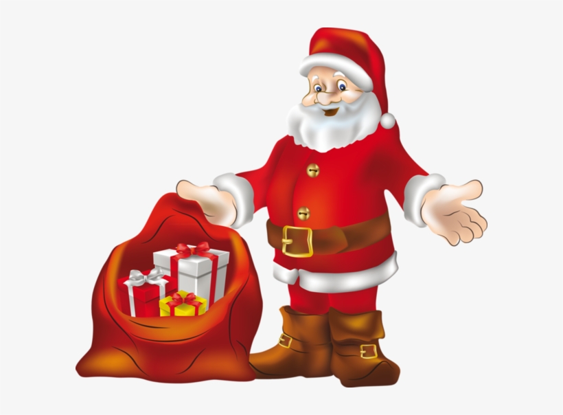 Christmas Tree With Santa Claus, transparent png #8529257
