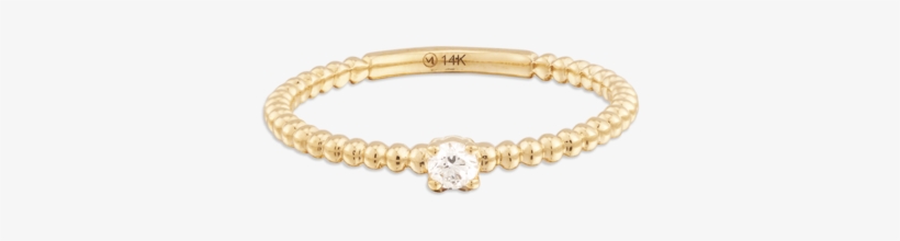 Diamond Beaded Ring - Bangle, transparent png #8529347