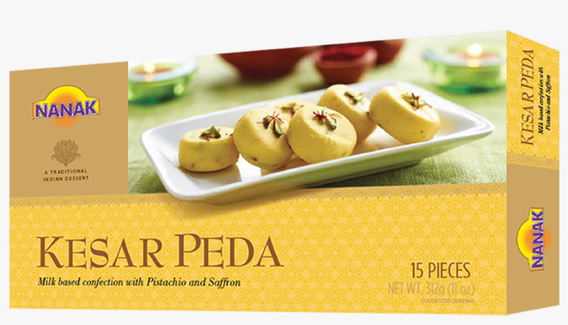 Nanak Mithai Kesar Peda 15 Pcs - Nanak Kesar Peda, transparent png #8529404