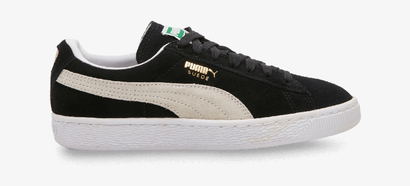 Black Suede Classic Sneakers - Puma, transparent png #8529860