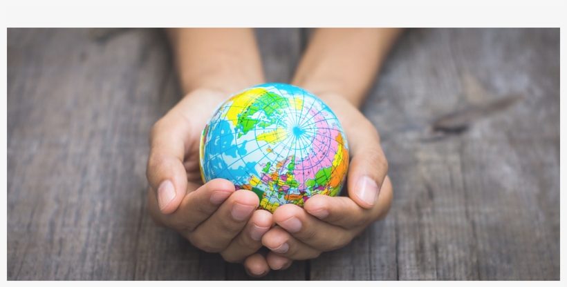 Our Mission - Person Holding Globe, transparent png #8530074