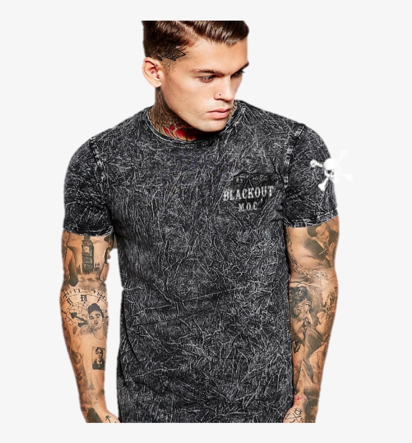 Washed T Shirts Men, transparent png #8530261