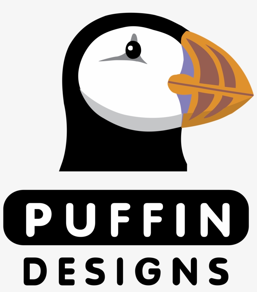 Puffin Designs Logo Png Transparent - Puffin, transparent png #8530365