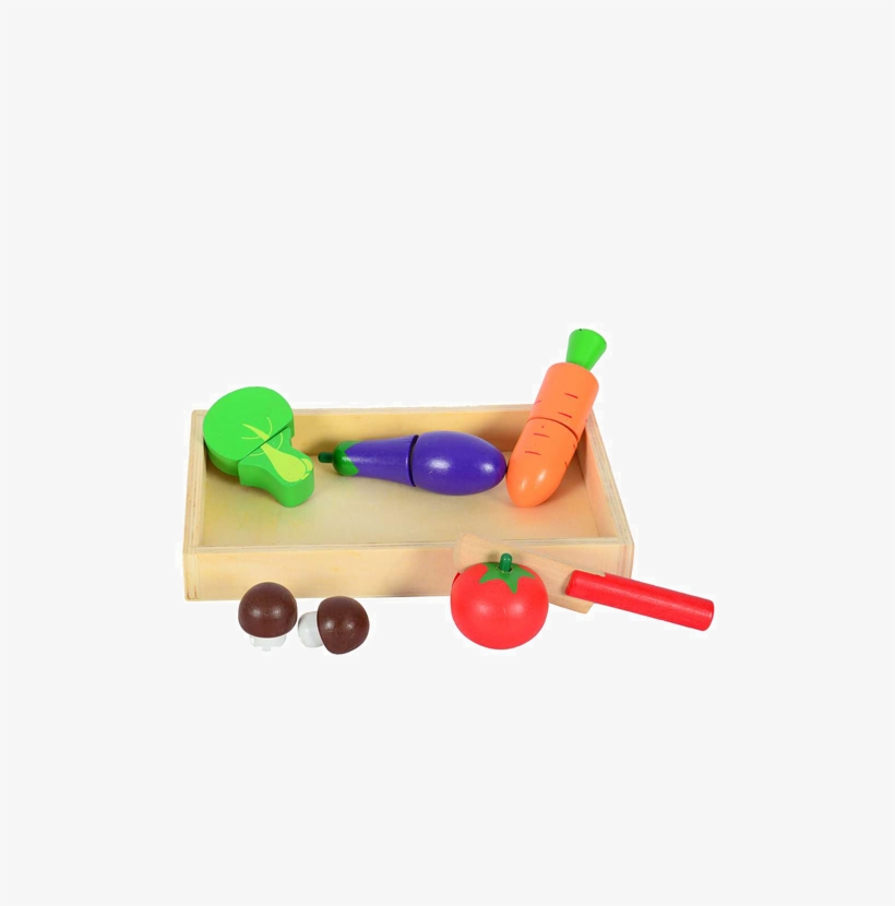 Wooden Vegetable Basket Pull Toy - Baby Toys, transparent png #8530860