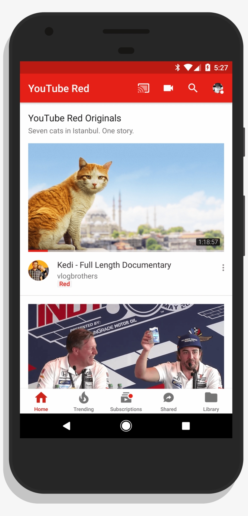Google Announces Youtube Premium And Youtube Music - Android, transparent png #8530908