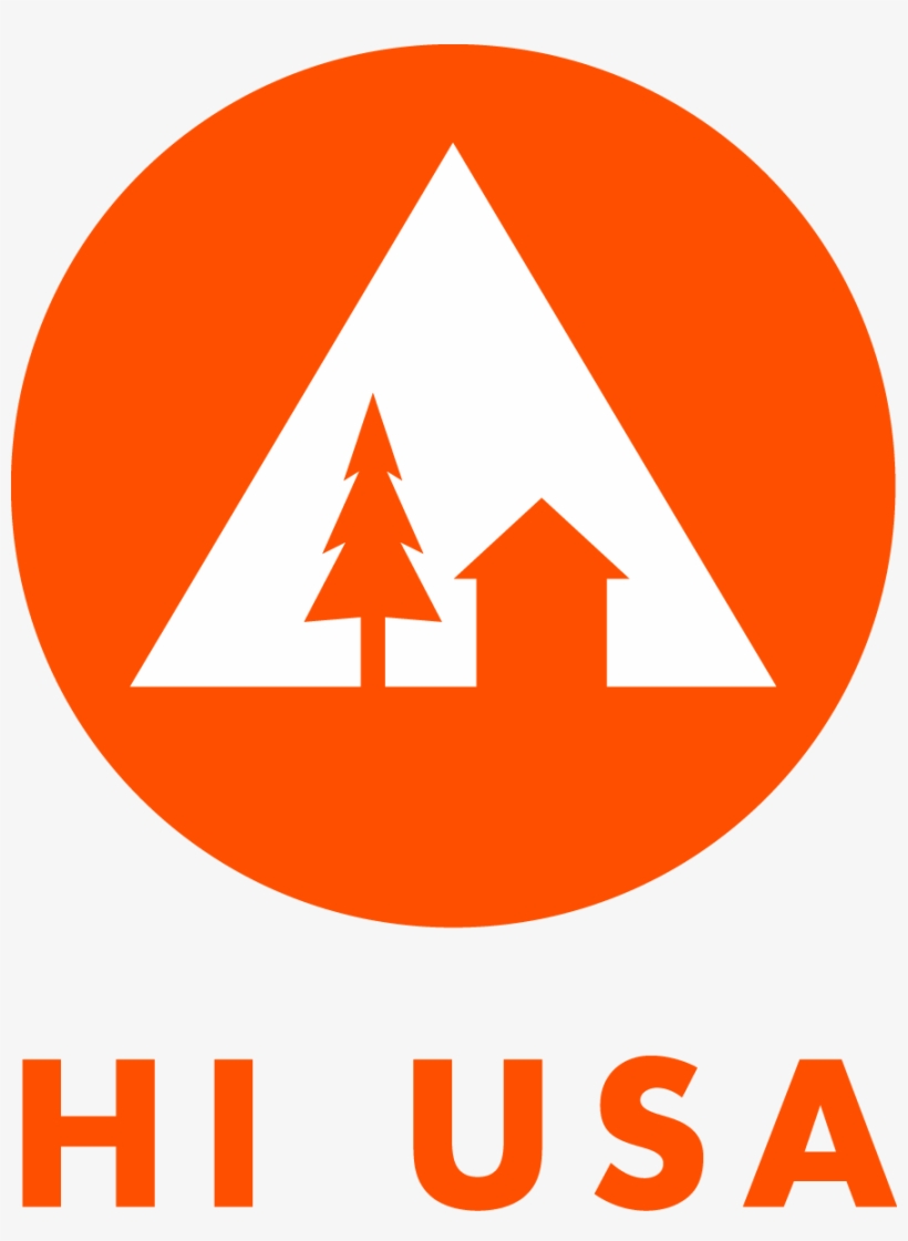 Hi Usa Logo Lockup Sunrise - Hostelling International, transparent png #8531153