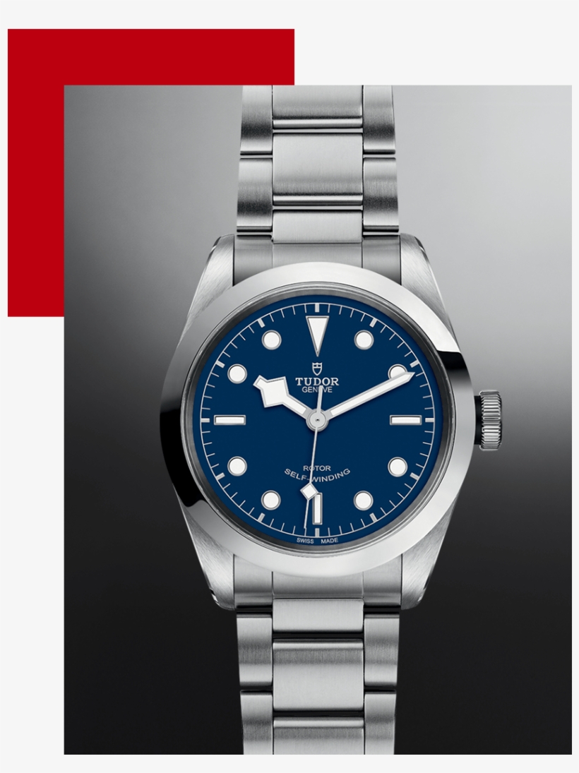 Lady Gaga Wears The Black Bay - Tudor Black Bay 41 Blue Dial, transparent png #8531302