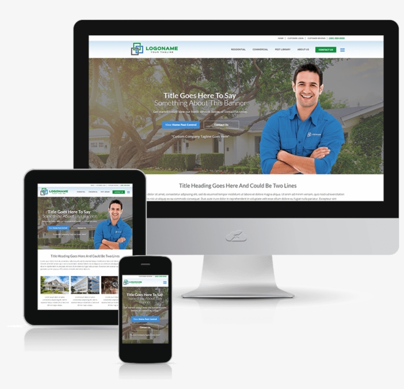 Responsive Website Shown At Different Scaled Sizes - Smartphone, transparent png #8532113