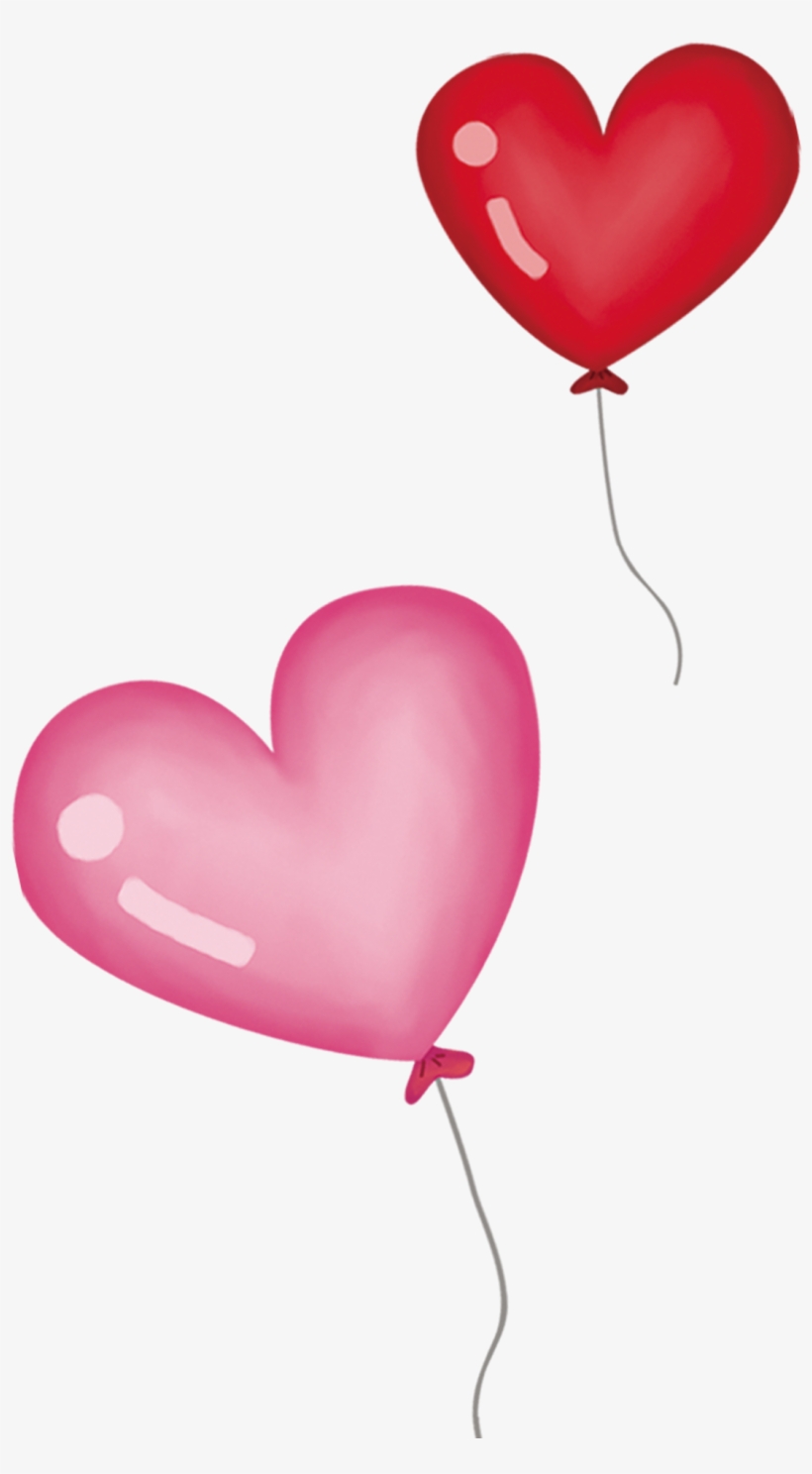 Heart Pink Toy Red Transprent Png Free - Globo Corazon Rosa Png, transparent png #8532804